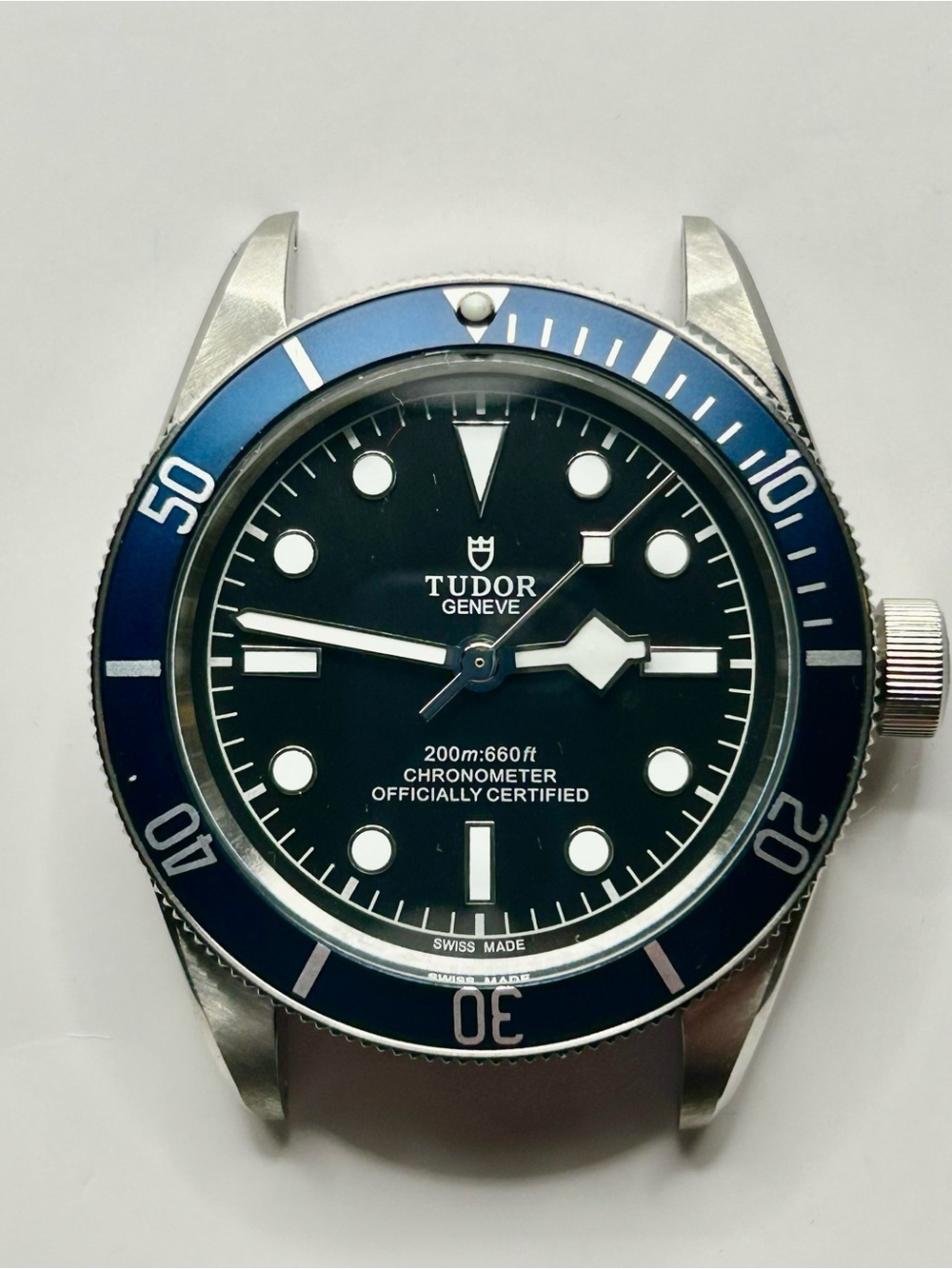 Tudor Black Bay Blue Watch Head Only – Blue Bezel – 41mm